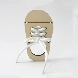 Montessori Aktivitetsbräda i trä – Pedagogisk DIY sensorisk bräda för barn