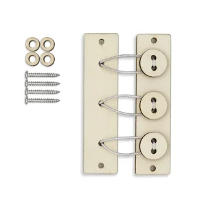 Montessori Aktivitetsbräda i trä – Pedagogisk DIY sensorisk bräda för barn