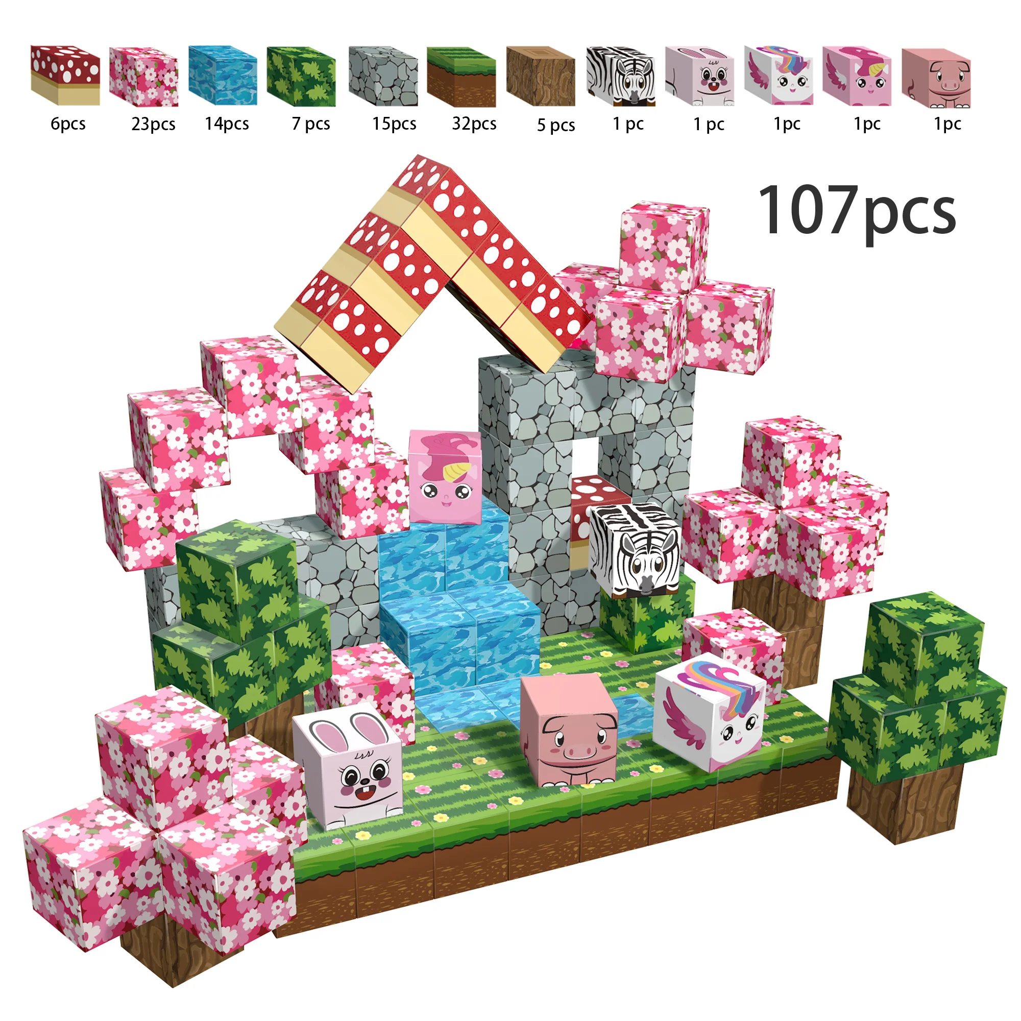 107pcs