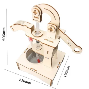 DIY Träbaserad Modellbyggsats – Vetenskaps- och Teknikexperiment Leksak