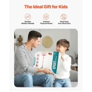 Justerbar barnbasketkorg 104–190 cm – för inomhus- och utomhusbruk