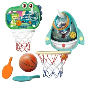 8 typer av nya barnbasketställ för inomhushängning – utan borrning, med poängräknare