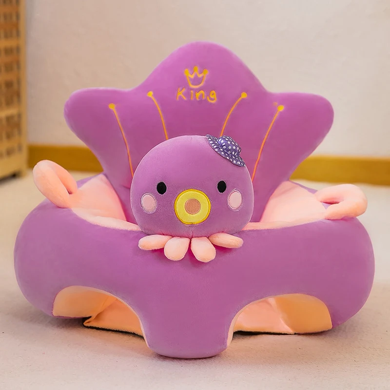 Mjukt plush-överdrag till babysits-stol med tecknat djurmotiv 14 Mjukt plush-överdrag till babysits-stol med tecknat djurmotiv - Bild 14