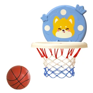 Barnens inomhusbasketkorg för kast – hopfällbar och väggmonterad – lekfullt barnpresent