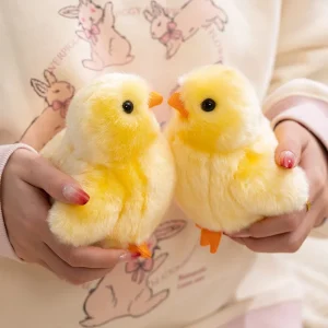 12 cm söt gul kycklinggosedjur – mjukt plushdjur, perfekt som_present