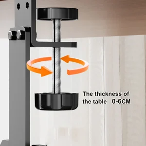 Under skrivbordet kabelränna utan borr – tvåhåls kabelkanal och kabelorganisator