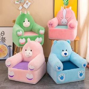 3-lager söt soff-säng för rätt hållning – tecknad sits – mjuk och tålig mini fritidsstol för pojkar och flickor 12 3-lager söt soff-säng för rätt hållning – tecknad sits – mjuk och tålig mini fritidsstol för pojkar och flickor