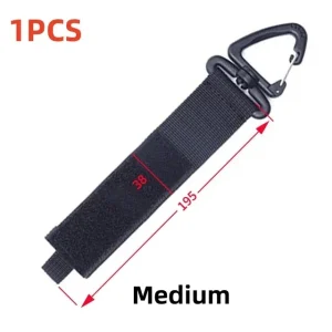 Kabelorganisatör med roterande spänne – Nylonband för kablar och slangar