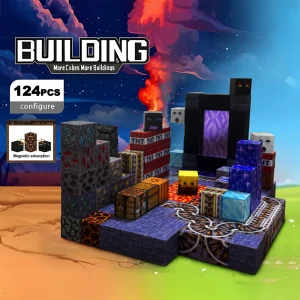 Magnetiska byggklossar – 32-delars magnetiskt blockset
