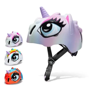 Barnhjälm — ventilerad, lätt och stötabsorberande, justerbar 48–52 cm