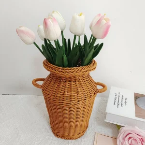 1 styck klassisk vävd rottingblomsterkorg 10 1 styck klassisk vävd rottingblomsterkorg