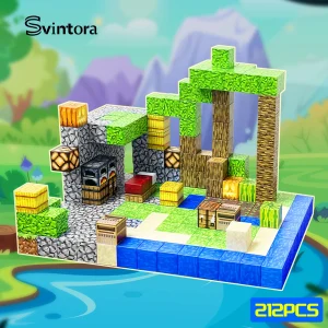 Magnetiska byggklossar – 32-delars magnetiskt blockset