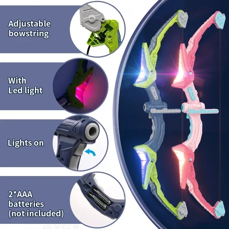 Barnens utomhusbåge och pil – ljusande rekurve lekset för barn 5 Barnens utomhusbåge och pil – ljusande rekurve lekset för barn - Bild 5
