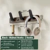 wood A black 3hooks