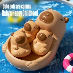 Söt kapybara-inspirerad vattenlek-leksak för bad och lek 20 Söt kapybara-inspirerad vattenlek-leksak för bad och lek
