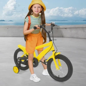 14‑tums barncykel med stödhjul och justerbar sadel – för 2–6 år