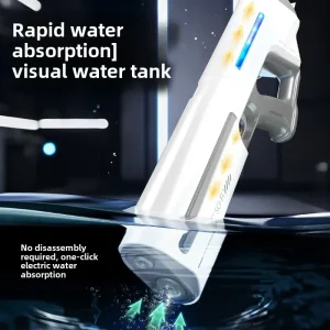 USB-laddbar elektrisk vattenpistol för barn – automatisk vattenuppsugning