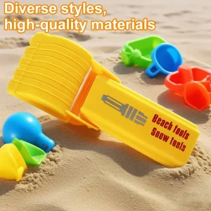 Stor leksaksgrävararm med flexibel grävklor – för sand, snö och jord utomhus