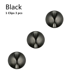 USB-kabelklämma och kabelorganisator – rund klämma för laddare och kabelhantering på skrivbordet