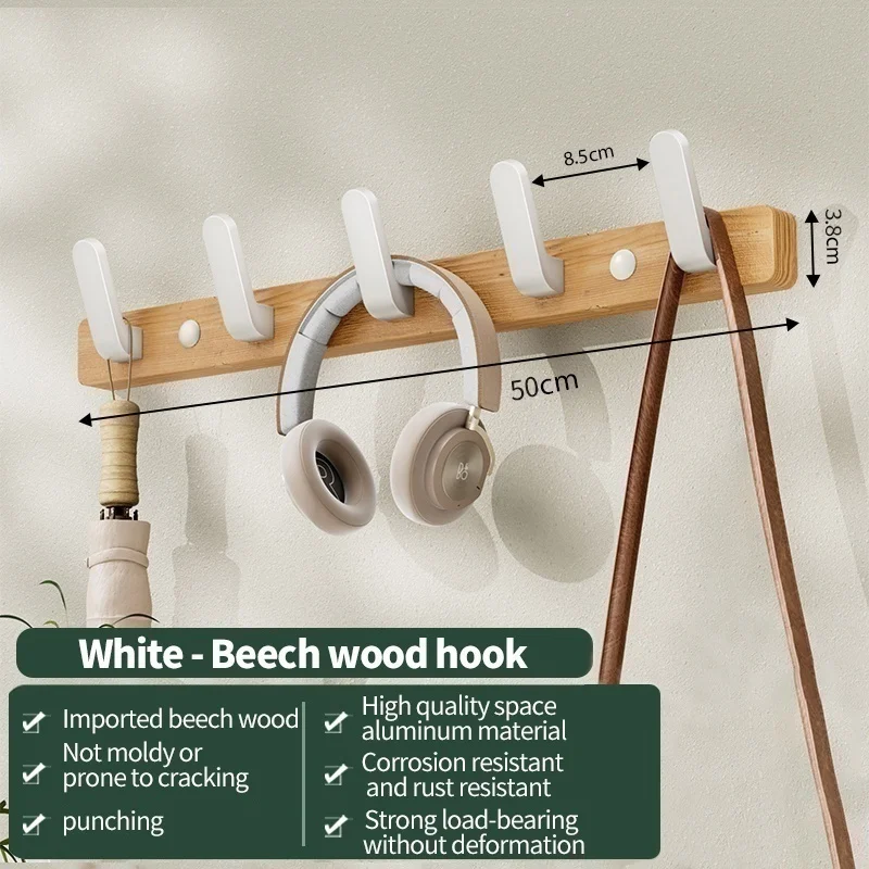 wood A white 5hooks