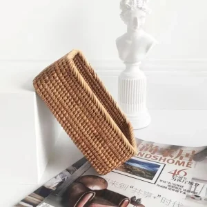 3 Storlekar Rektangulära Vävda Rattan Förvaringskorgar – Nestande Korgar, Handgjorda Wicker-korgar 13 3 Storlekar Rektangulära Vävda Rattan Förvaringskorgar – Nestande Korgar, Handgjorda Wicker-korgar