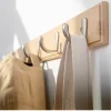 3/4-trä Väggkrokar – Väggmonterade hängare för kläder och hem
