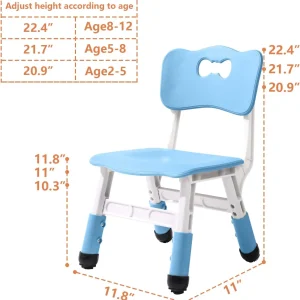 3-nivåers justerbar stapelbar barnstol – för lekrum, skola, daghem och hem 16 3-nivåers justerbar stapelbar barnstol – för lekrum, skola, daghem och hem