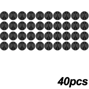 Mini kabelorganisatör – självhäftande kabelhållare för USB-laddning, skrivbord och bil (5/50 st)