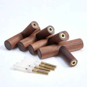 Hängkrok i massivt trä – väggmonterad 3-krokar för jackor, nycklar och accessoarer