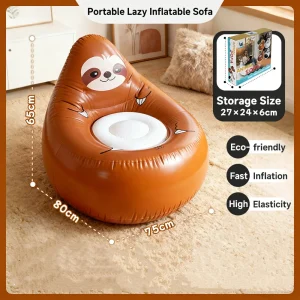 Tecknad barnuppblåsbar soffa i PVC – hudvänlig, portabel utomhusfåtölj, söt design och lättvikts hopfällbar 17 Tecknad barnuppblåsbar soffa i PVC – hudvänlig, portabel utomhusfåtölj, söt design och lättvikts hopfällbar