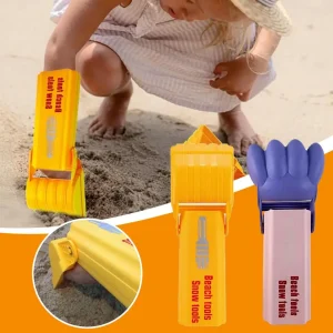 Stor leksaksgrävararm med flexibel grävklor – för sand, snö och jord utomhus