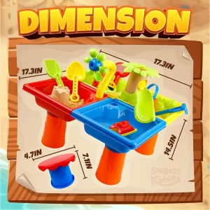 Alternative view of 25-delars Sommar Vattenbord för Småbarn — 4 i 1 Lekutomhus (Vatten och Sand)