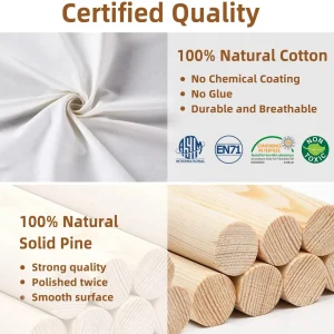 1,6 m / 1,3 m Barn-tält Teepee Lekhus Wigwam Inomhus, Portabelt