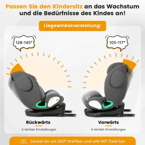 360° roterande i-Size barnstol med ISOFIX från födseln upp till 12 år 12 360° roterande i-Size barnstol med ISOFIX från födseln upp till 12 år