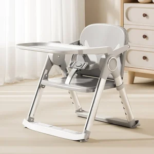 Fällbar Baby-matstol för måltider – Portabel stol 6 månader till cirka 3 år