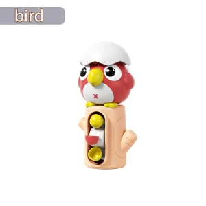 Vattenhjul med groda/fågel – badleksak för barn med sugkopp