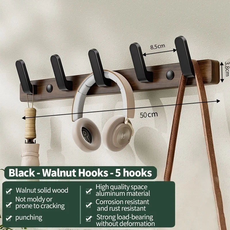 wood A black 5hooks