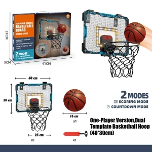 8 typer av nya barnbasketställ för inomhushängning – utan borrning, med poängräknare