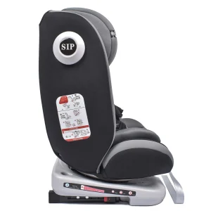 AP02 Bilbarnstol – 360° roterbar med ISOFIX, grupp 0+/1/2/3 (9–36 kg/0–12 år), 5-punktsbälte