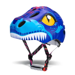 Justerbar barnhjälm med dinosauriemotiv, 48–52 cm 8 Justerbar barnhjälm med dinosauriemotiv, 48–52 cm