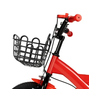 12-tums barncykel med stödhjul och dubbla V-bromsar — justerbar höjd (2–4 år)