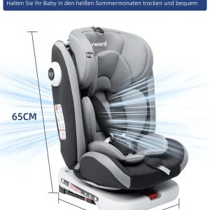 AP03 KL005 ECE R129 Bilbarnstol 360° roterbar med Isofix, grupp 0+/1/2/3 (9–36 kg/0–12 år), 5-punkts bälte
