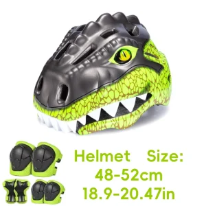 Barnhjälm — ventilerad, lätt och stötabsorberande, justerbar 48–52 cm