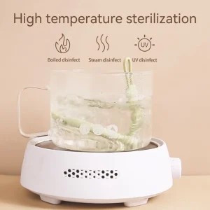 1 st silikon-tandring teether i pastellfärger – BPA-fri silikon och bokträ