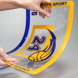 Mini basketkorg för barn – inomhuslek med upphängbar bräda, 40 × 26 cm