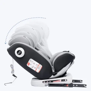 Bilbarnstol 9–36 kg med ISOFIX och Top Tether, 360° roterbar