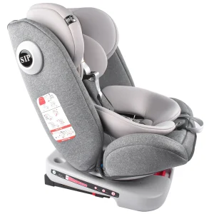 AP02 KL005 Bilbarnstol för barn 360° roterbar, ECE ISOFIX, viloläge, 5-punktssele, 9–36 kg, Grupp 0+/1/2/3, 0–12 år