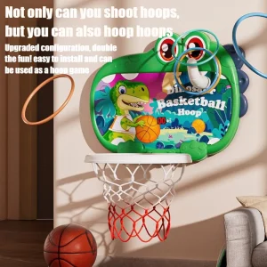 8 typer av nya barnbasketställ för inomhushängning – utan borrning, med poängräknare