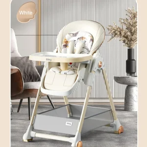 Spädbarns- och småbarnsstol – mångsidig matstol för barn, justerbar höjd, hopfällbar 15 Spädbarns- och småbarnsstol – mångsidig matstol för barn, justerbar höjd, hopfällbar