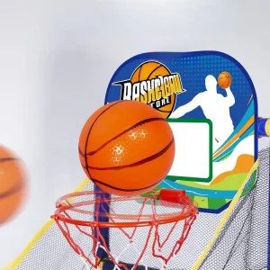 Hem-arcade basketkorgsset för barn – justerbar höjd och inomhusträning